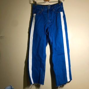 Zara High-Rise Semi-Wide Leg Jeans